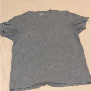 J Crew Slim-Washed Grey pocket t shirt XL